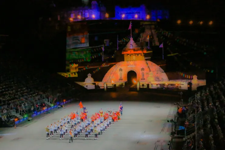 當年軍樂節的表演中，屬於尼泊爾的樂章