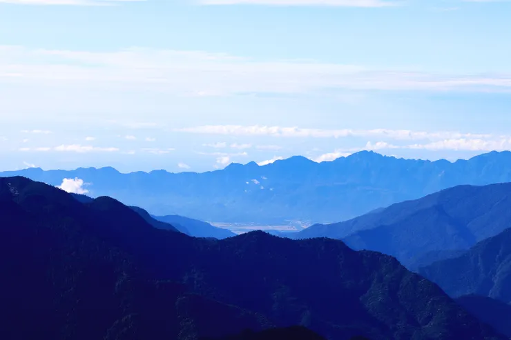 眺望海岸山脈及花東縱谷