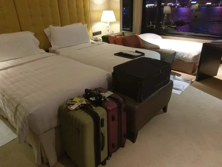 這是香港洲際酒店的海景房!