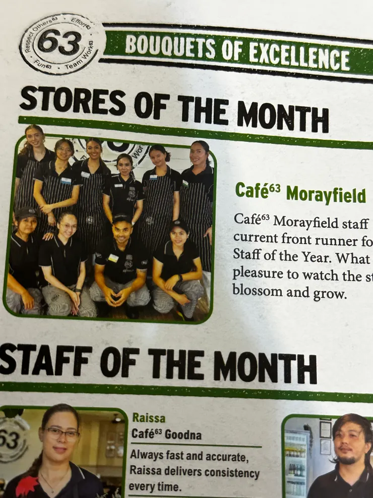 TOP1分店，被刊登在店內雜誌