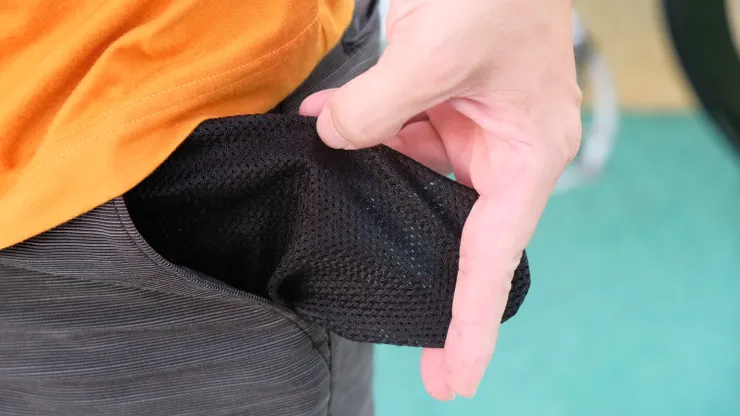 網狀口袋更透氣減少不適感