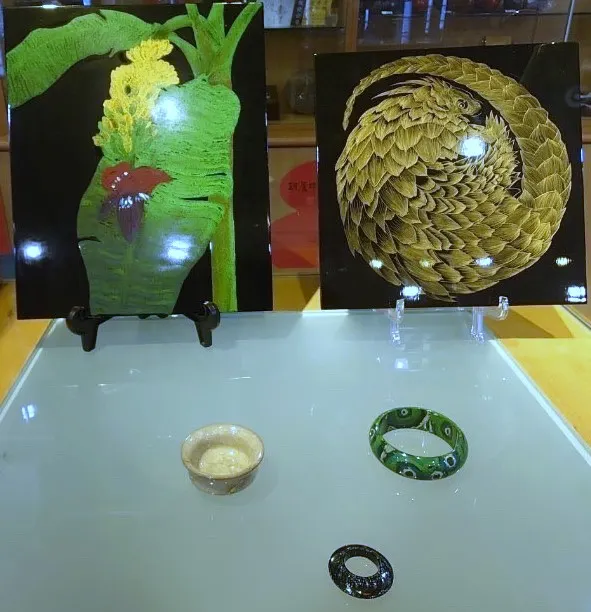 超然漆境 -劉于岑師生漆藝創作展 我的作品展櫃
