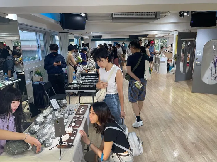 台北礦物市集第一屆舉辦在Flow Taipei