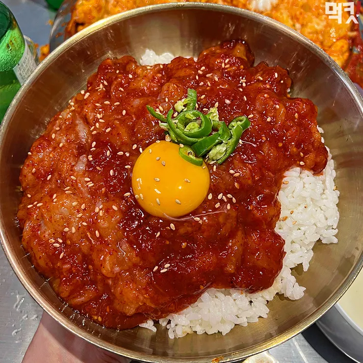 洋釀花蝦拌飯(양념꽃새비빔밥) | 圖片來源 NAVER地圖店家登錄