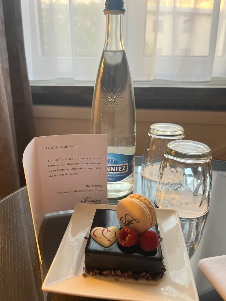 印象不深的飯店卻有迎賓蛋糕