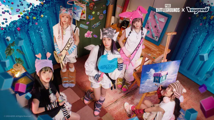 PUBG 近期與 NewJeans 推出合作。（圖片來源：PUBG_Taiwan 《絕地求生》）