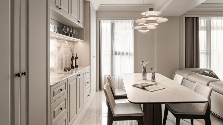 (作品呈現：皇苑御之苑 - 住進新美式古典風格城堡｜高雄藝瓦室內設計)