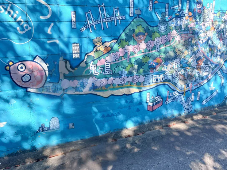 充滿各種鬼鬼意象的鬼島