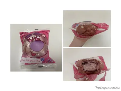 食物打打卡_全家：玩具總動員系列 x 熊抱哥草莓風味泡芙