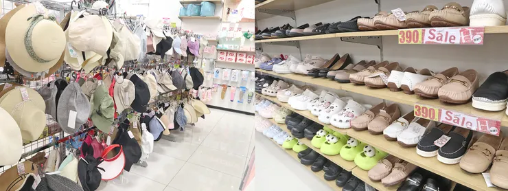  「思夢樂」鞋帽區。