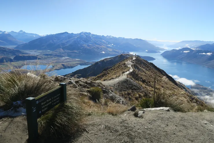 距離瞭望台最後80公尺，令人期待的大景出現了。