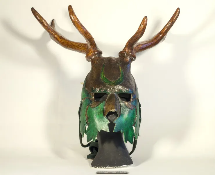 922 - Mask with Antlers - Museum of Witchcraft and Magic
