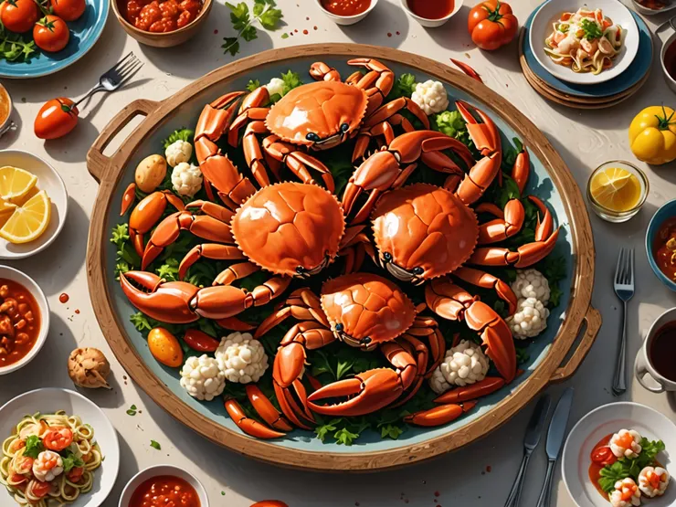 看到這麼多蟹很開心！