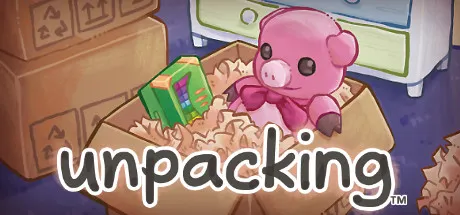遊戲「unpacking」，體驗在日常生活情境下將物品從箱中取出，並擺放至新家的禪派益智遊戲。                    （遊戲介紹摘錄/圖片出處：steam）