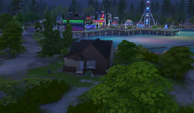 住在遊樂園旁邊欸 XD~