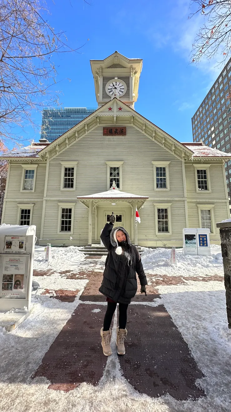 札幌大通公園旁散策