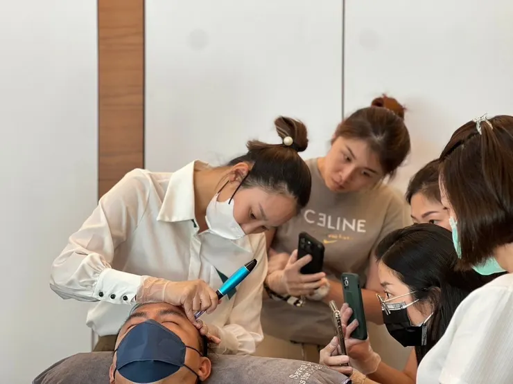 台南美容課程【柔星國際美容教育】毛母開通外泌體御髮教學│養髮