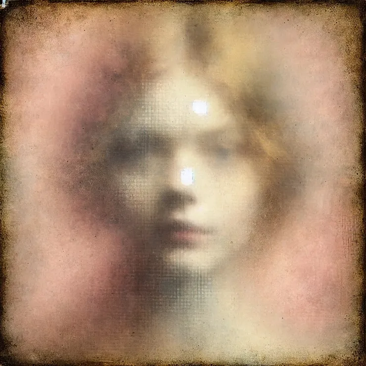 The colors she inhabited were not sharp or distinct but blended into soft pastels, like the worn edges of an old photograph.