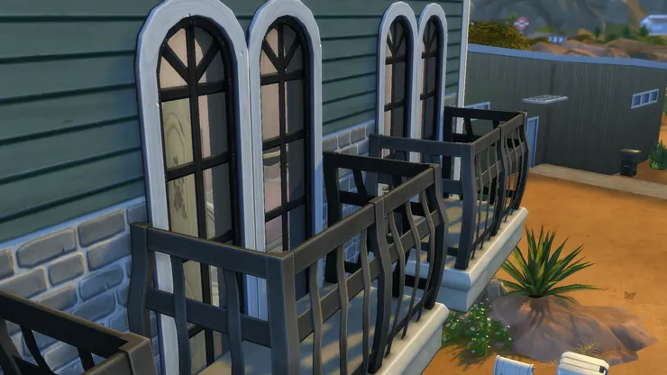 這個露台好像不能打掃,因為窗子打不開。(幸好...)