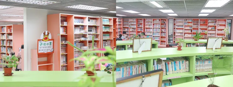 鹽埕分館 / 漫畫圖書第一區。