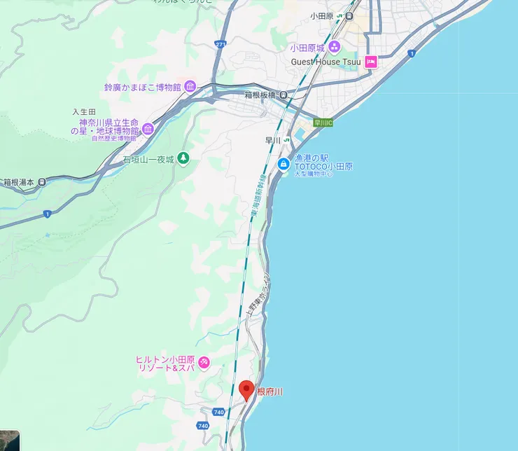 根府川map