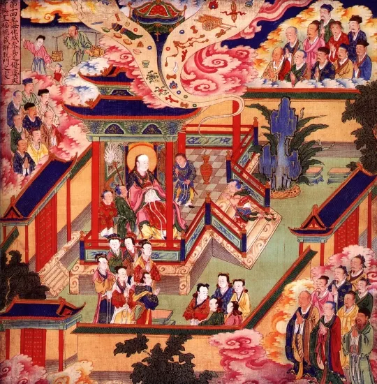 善財童子 拜具足優婆夷