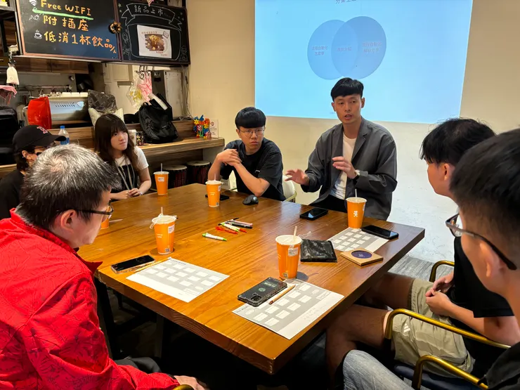 Eddy 帶領參與者設計工作流程