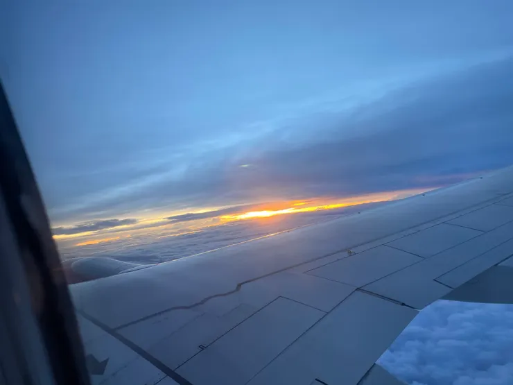 抵達桃園機場