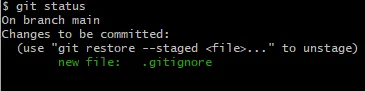 git add . 會忽略 .gitignore 紀錄的內容