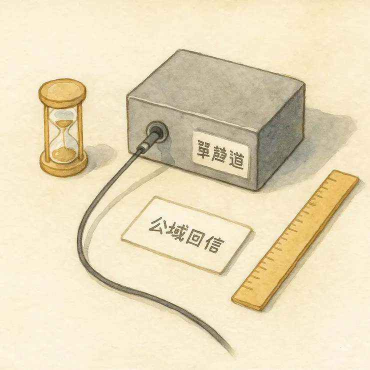 只用一個端口,讓主線說話。