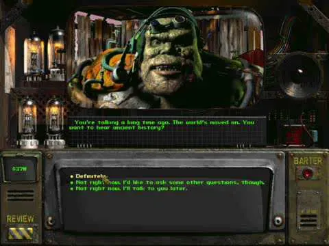 多選項的自由對話是美式RPG的一大特點