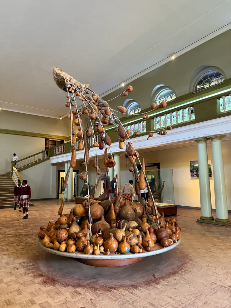 博物館正門一入口的展品