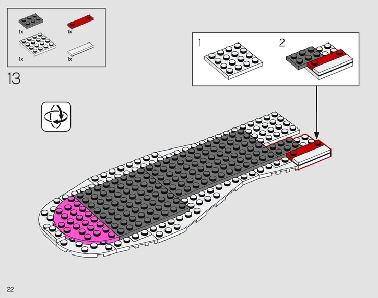 清楚標示零件種類、數量、順序、位置、顏色、動作等