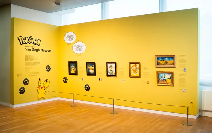 Pokémon x Van Gogh Museum presentation. Photo: Sven Mooij. 圖片來源：梵谷博物館