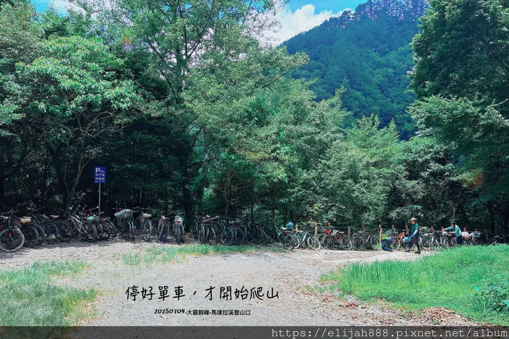 【大霸群峰4百岳。兩天一夜】觀霧大鹿林道東線騎越野單車/馬達