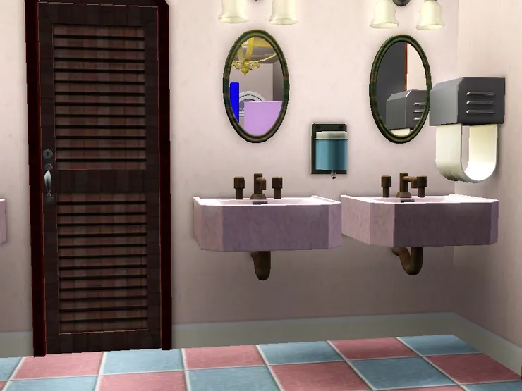 女廁我用了粉紅色為主，女生一定喜歡。