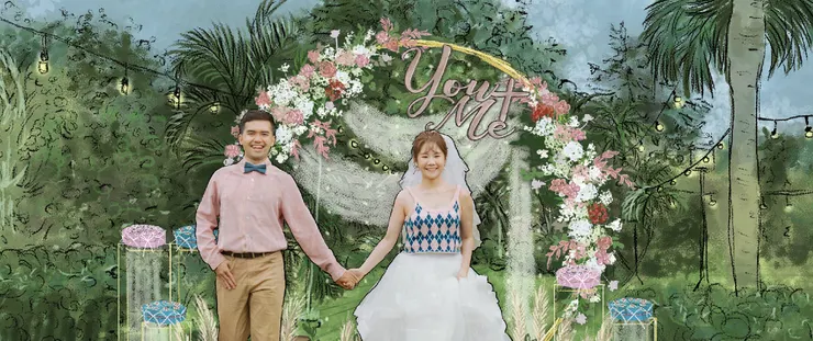 設計圖繪製完全按照比例,場景中連樹的位置都是真實的,不會讓現場跟圖有落差