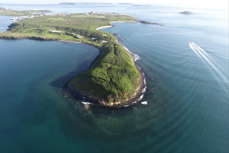 蛇頭山空拍(圖片來源:澎湖國家風景區管理處)