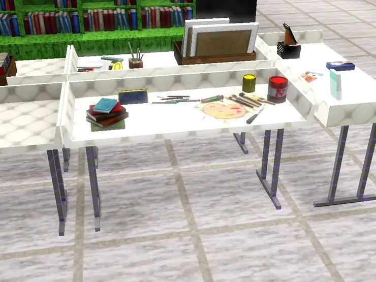 一看就知道是美術用品。