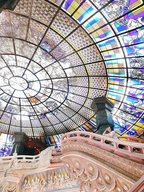 泰國曼谷必去景點三頭象神博物館粉紅建築