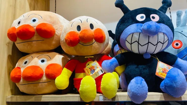 麵包超人大玩偶+細菌人大玩偶