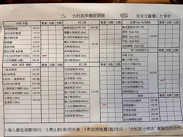 【士林美食】大村武串燒居酒屋-路邊的日式恣意小角落。士林美食