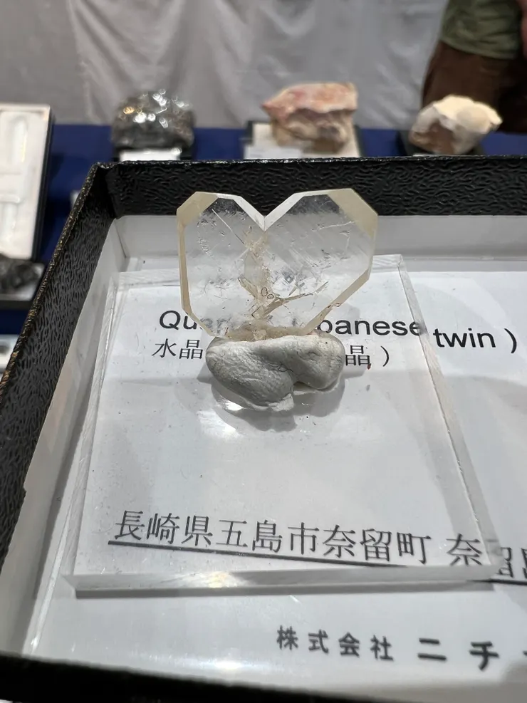 大阪礦物展熱情的礦商阿姨幫我找到的奈留島水晶