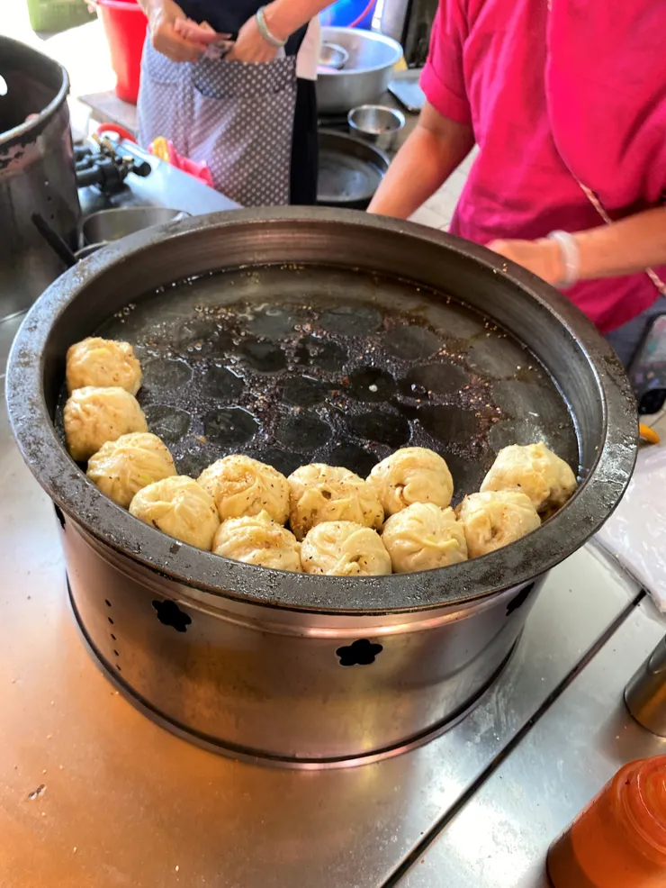 美味的上海生煎包