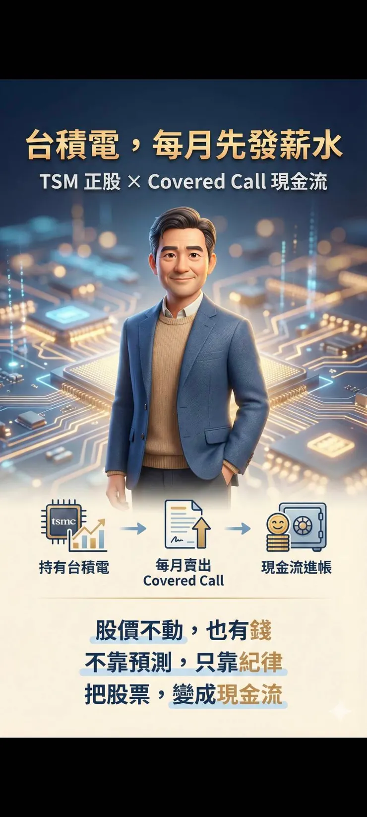 台積電月配息