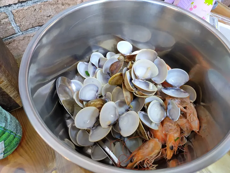 吃的很多海鮮的戰績