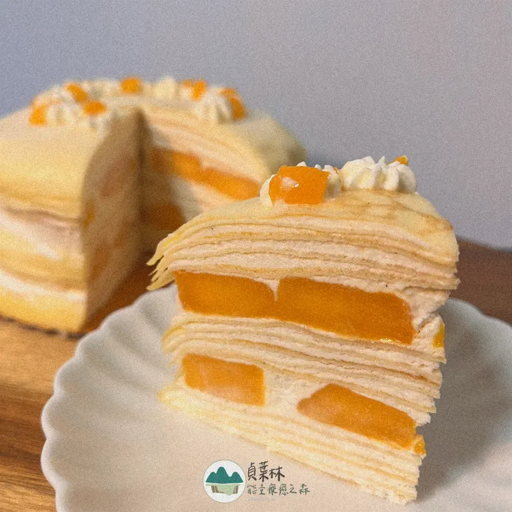 貞葉林 客製化手工芒果千層蛋糕,夏季限定