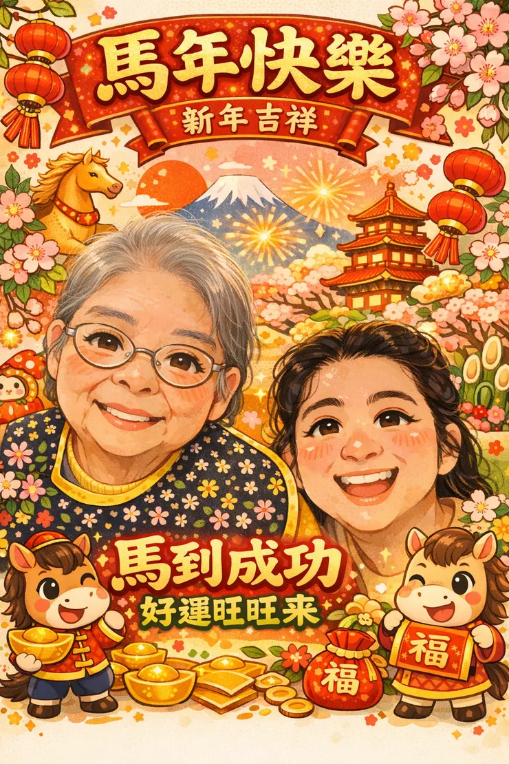 馬年大吉！ChatGPT生成圖
