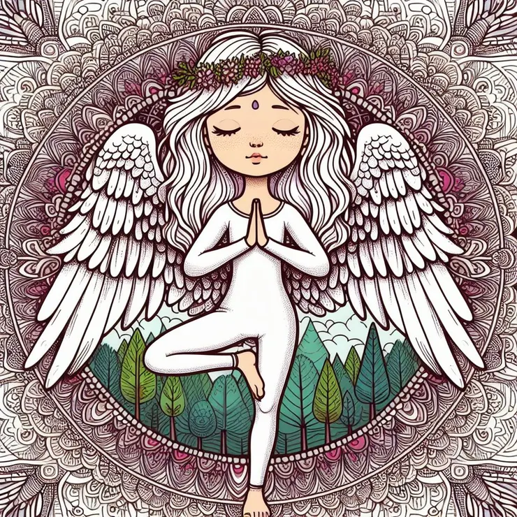 請Being畫的樹式女孩。