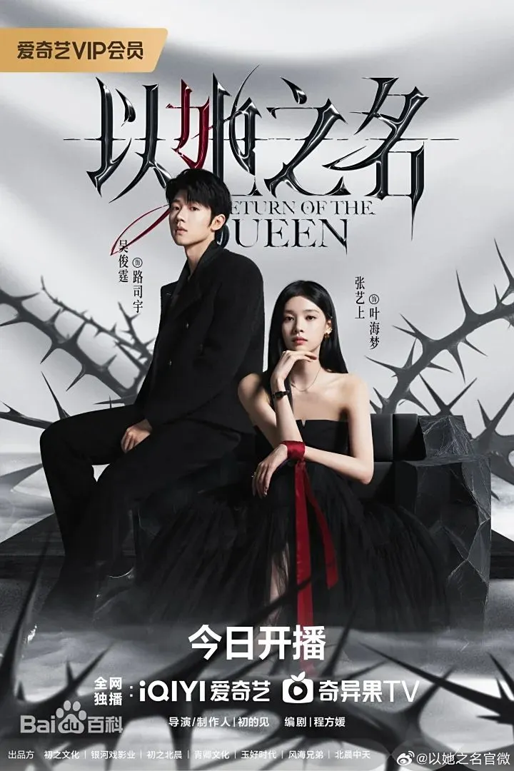 電視劇《以她之名》海報 / 來源：官方微博